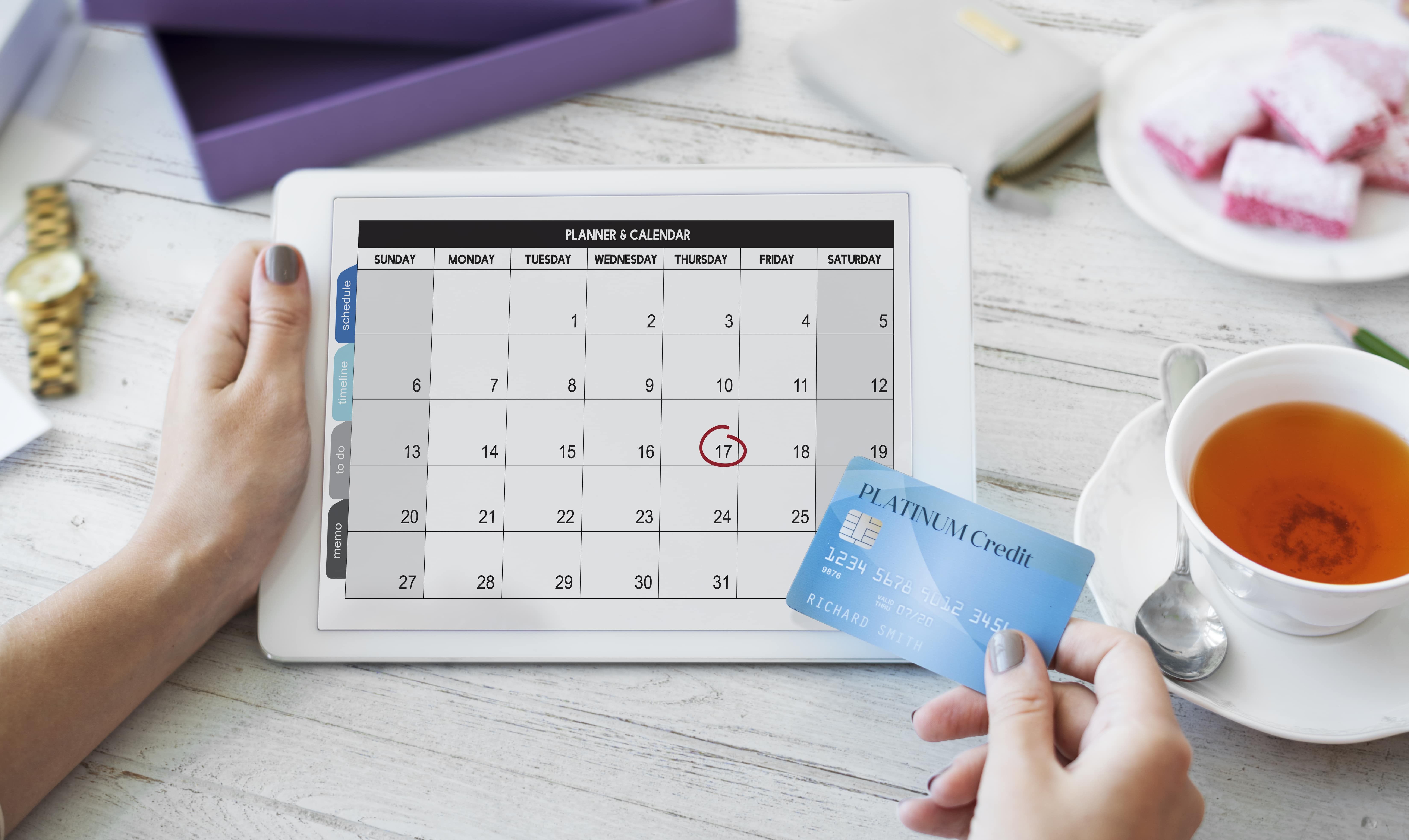 Loan due date illustration